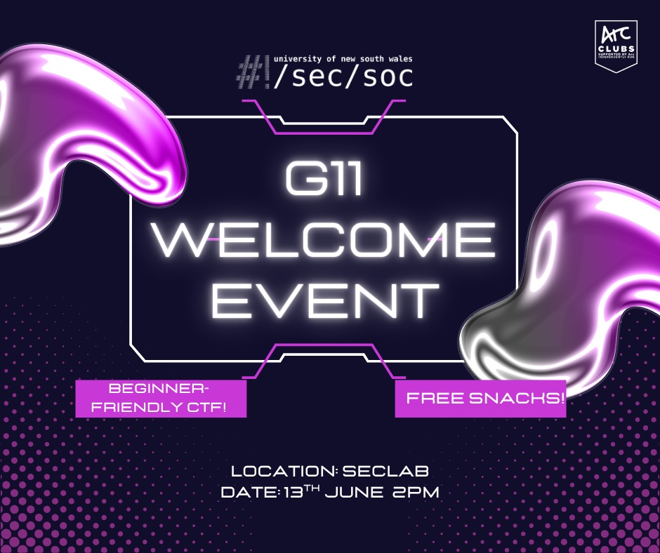 G11 Welcome Event