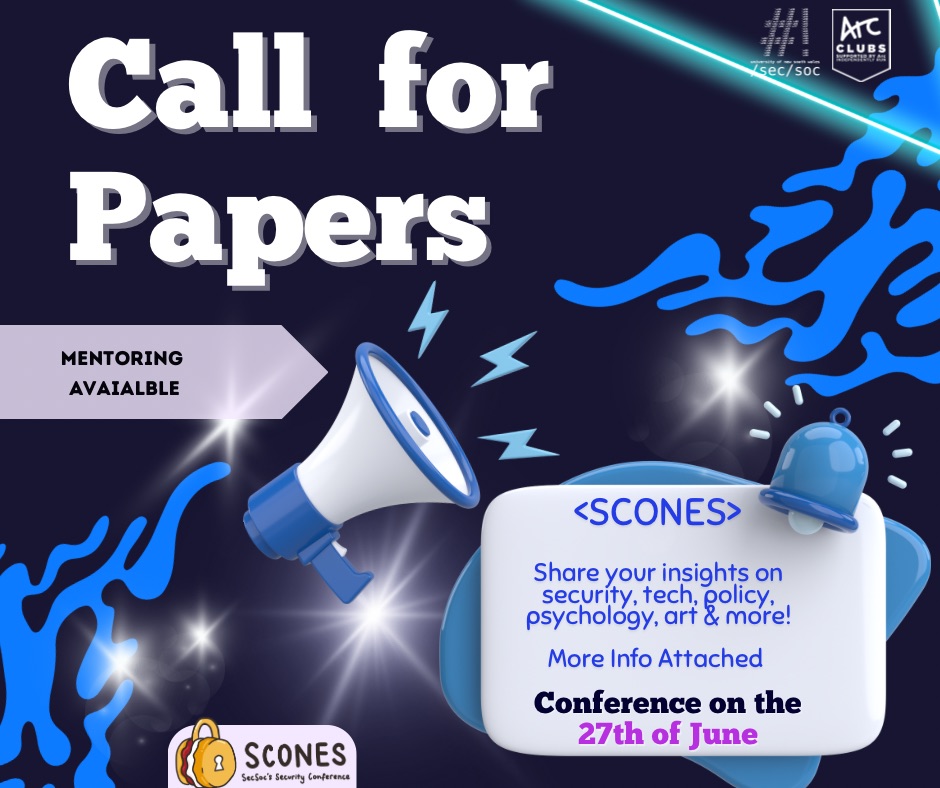 SCONES: CALL FOR PAPERS
